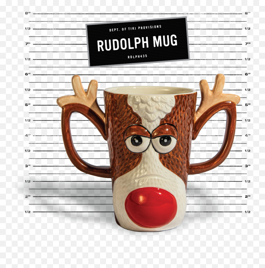 Rudolph Mug - Ceramic Png,Rudolph Png