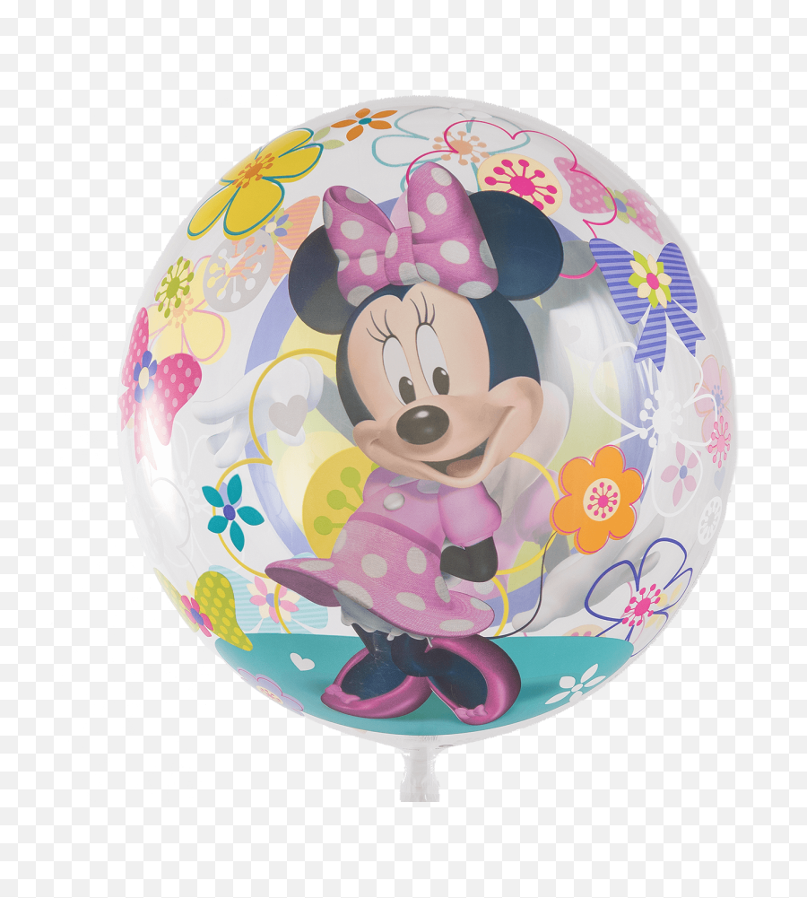 Disney Minnie Mouse Bow - Tique Bubble Balloon Minnie Mouse Light Up Balls Png,Minnie Mouse Bow Png