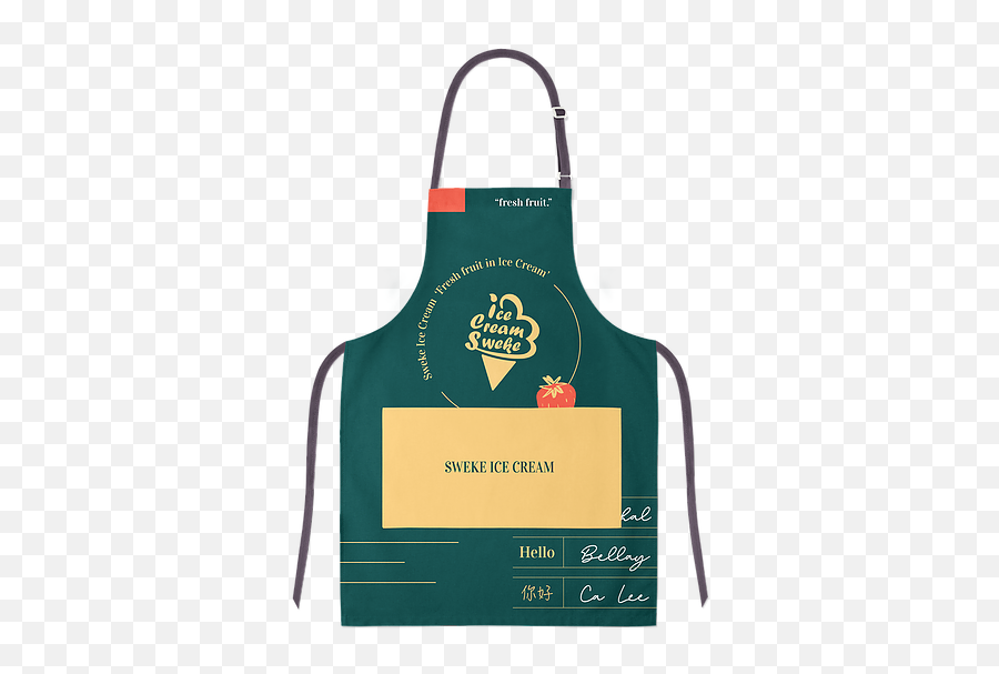 Sweke Ice Cream Erin Wang Apron Png Free Transparent Png Images Pngaaa Com - green apron roblox