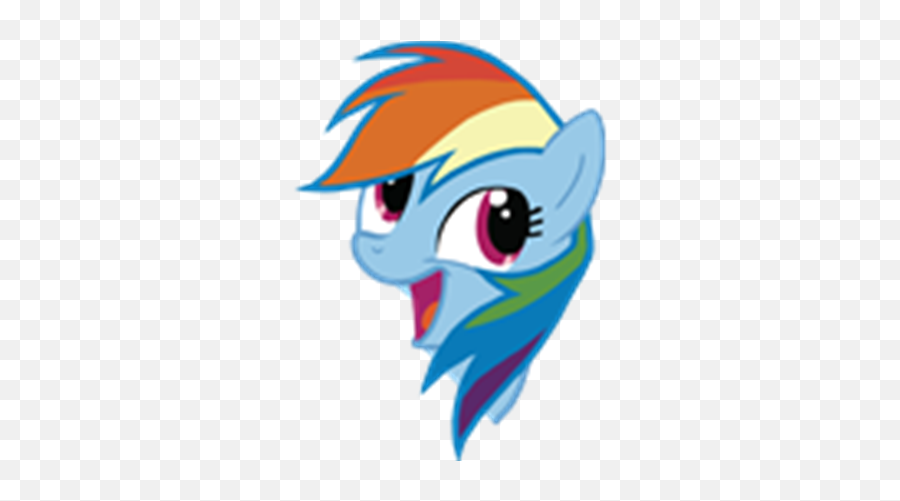 Rainbow Dash Awesome Face Transparent - Roblox Rainbow Dash My Little Pony Face Png,Roblox Face Transparent