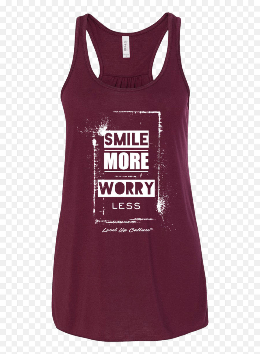 Smile Womens Tank Top - Sleeveless Shirt Png,Smile More Logo