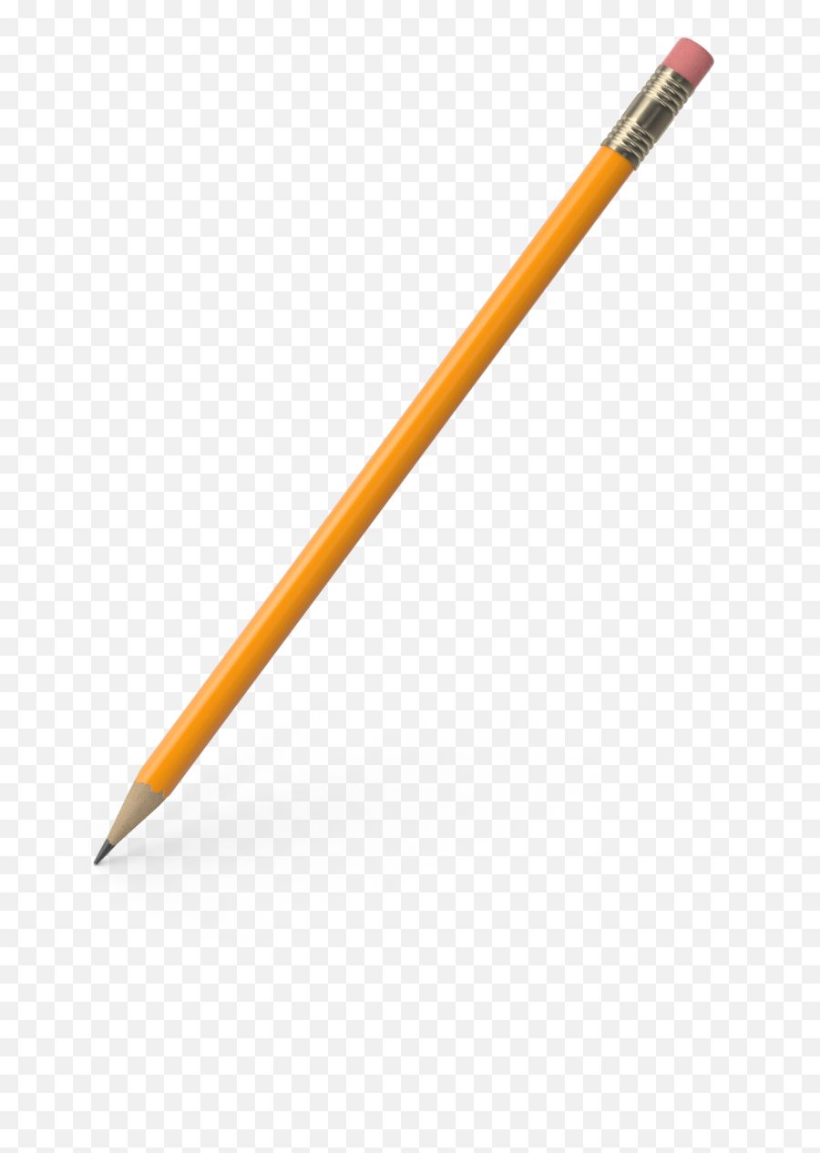 Pencil With Eraser Png Download - Color Pitt Pastel Negro Faber Castell,Transparent Pencil