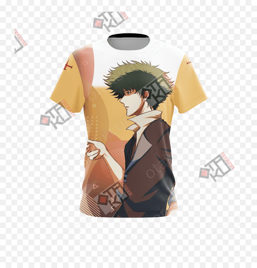 Cowboy Bebop - Spike Spiegel New Unisex Zip Up Hoodie Jacket 1080p Cowboy Bebop Png,Cowboy Bebop Png