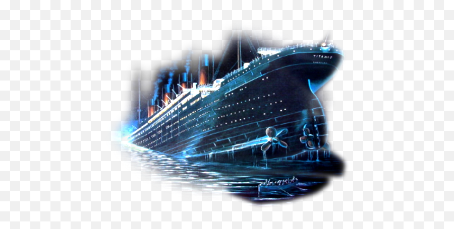 Boat Titanic - Titanic Sinking Png,Titanic Png