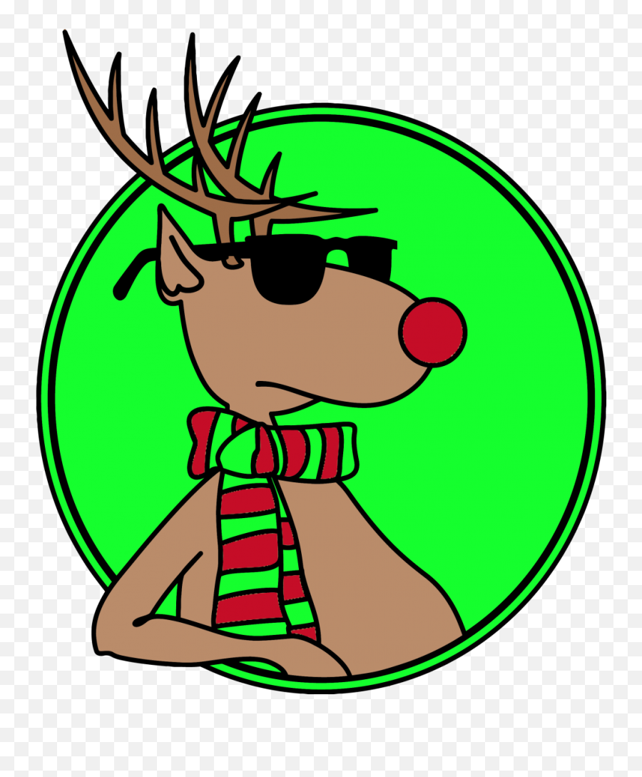 Relax Deer Clipart Png - Free Christmas Clip Art,Relax Png