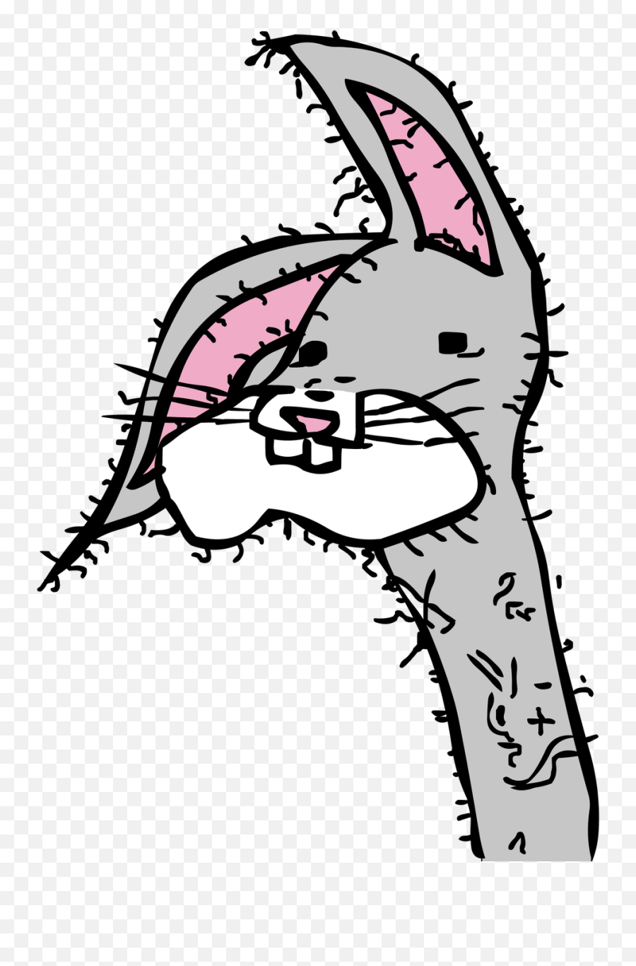Drawing Bugs Bunny Transparent Png - Bogs Binny,Spoderman Png