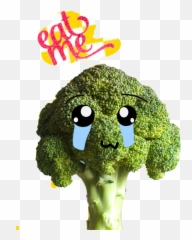 Brocolli Eat Me - Sticker By Notknown Broccoli With Googly Eyes Png,Brocolli Png
