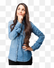 Png Images Pngs Thinking Woman 15png Snipstock - Woman Thinking Png,Thonking Png