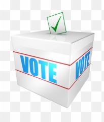 Ballot Box Cut Out Voting White - Transparent Vote Box Png,Voting Png