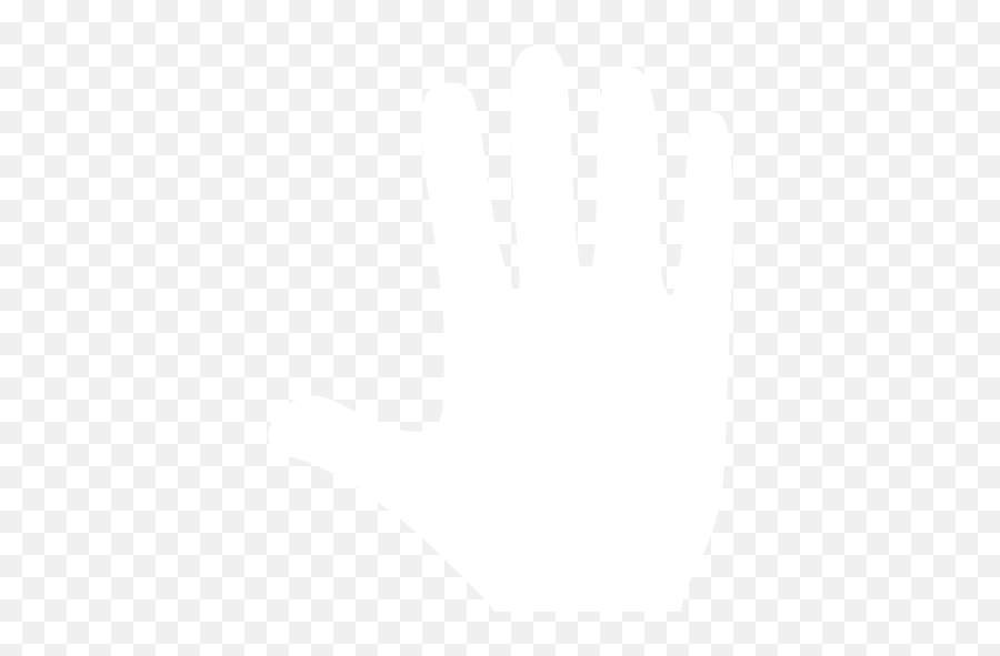 White Whole Hand Icon - Hand Icon White Png,Hand Icon Png