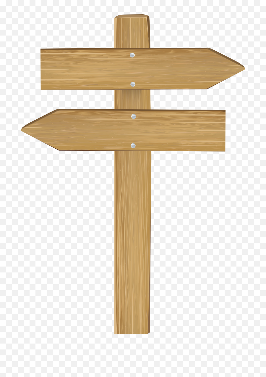 Direction Clipart Wooden Arrow Sign - Wooden Arrow Sign Png,Wood Sign Png