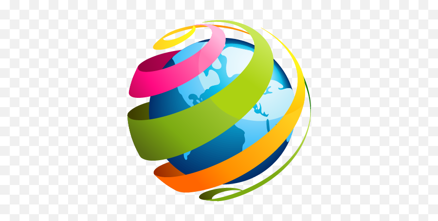 Colorful World Icon Png Transparent - Colorful World Logo Png,World Png