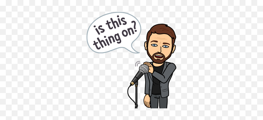 Comedy Mike Skiba - Microphone Bitmoji Is This Thing Png,Comedy Png