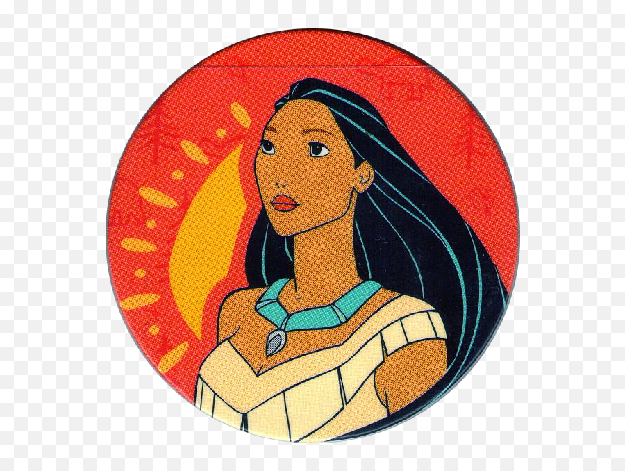 Disney Princess Pocahontas Circle Logo Transparent Cartoon - Disney Princess Circle Png,Pocahontas Png