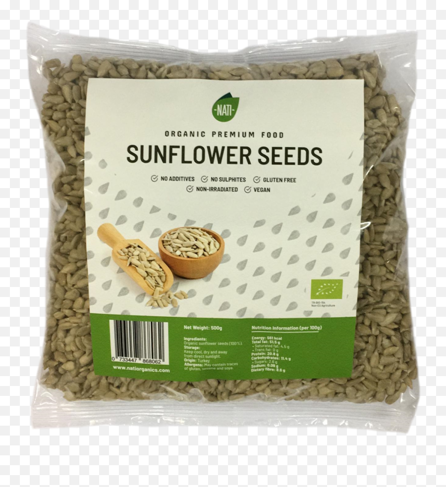 Organic Sunflower Seeds 500g U2014 Tembo Foods - Seed Png,Sunflower Png