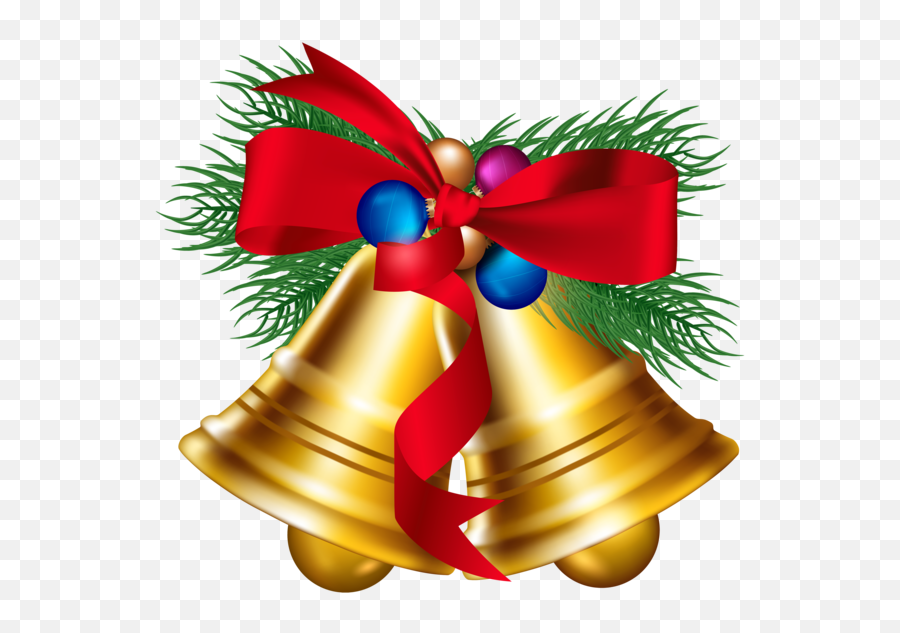 Christmas Ornament Jingle Bells Tree For - Christmas Bells With Flowers Png,Christmas Bells Transparent