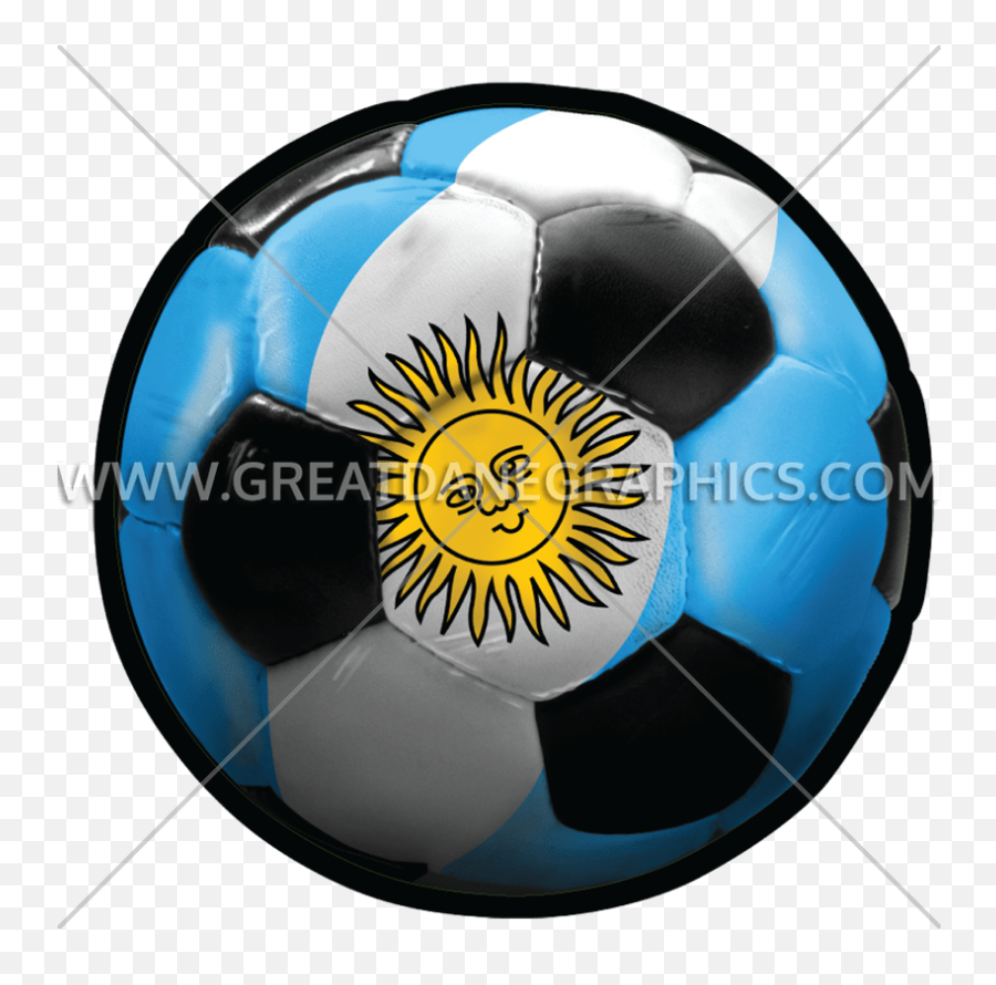 Argentina Soccer Ball Production Ready Artwork For T - Shirt Soccer Ball Png,Argentina Soccer Logo