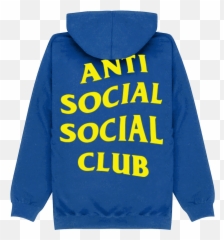 Anti Social Club - Hooded Png,Anti Social Social Club Logo