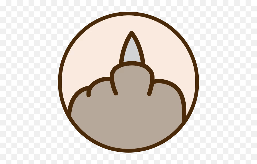 Download Telegram Sticker Pusheen Line Circle Free Frame Hq - Pusheen Telegram Stickers Png,Circle Frame Png