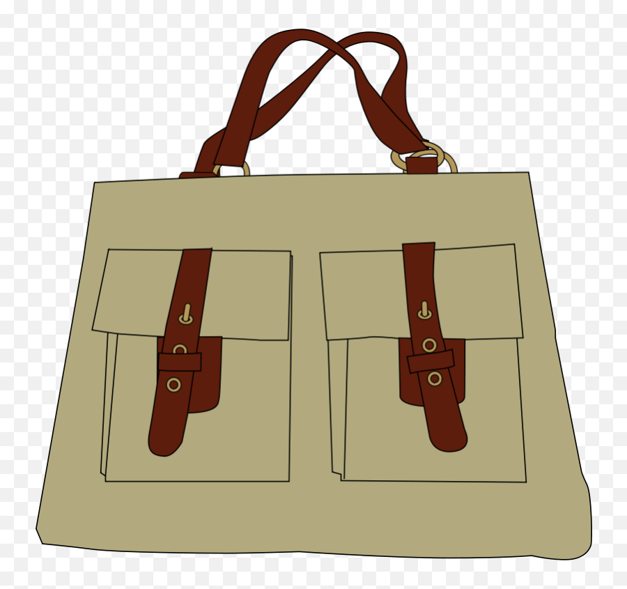 Handbag Purse Pocketbook Pouch Off White Brown - Bag Shoulder Bag Red Bag Clip Art Png,Purse Png