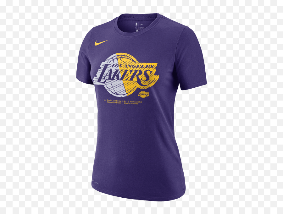 Nike Nba Los Angeles Lakers Logo Dri - Fit Womenu0027s Tee Angeles Lakers Png,Lakers Logo Png