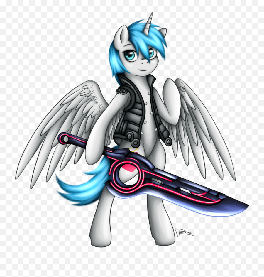 1309803 - Alicorn Alicorn Oc Artistrenaphin Bipedal Mythical Creature Png,Sword With Transparent Background