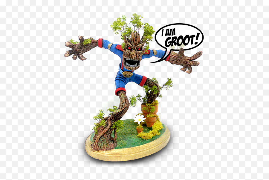 I Am Groot U2013 A Maquette Above Average Art - Groot Png,Groot Transparent