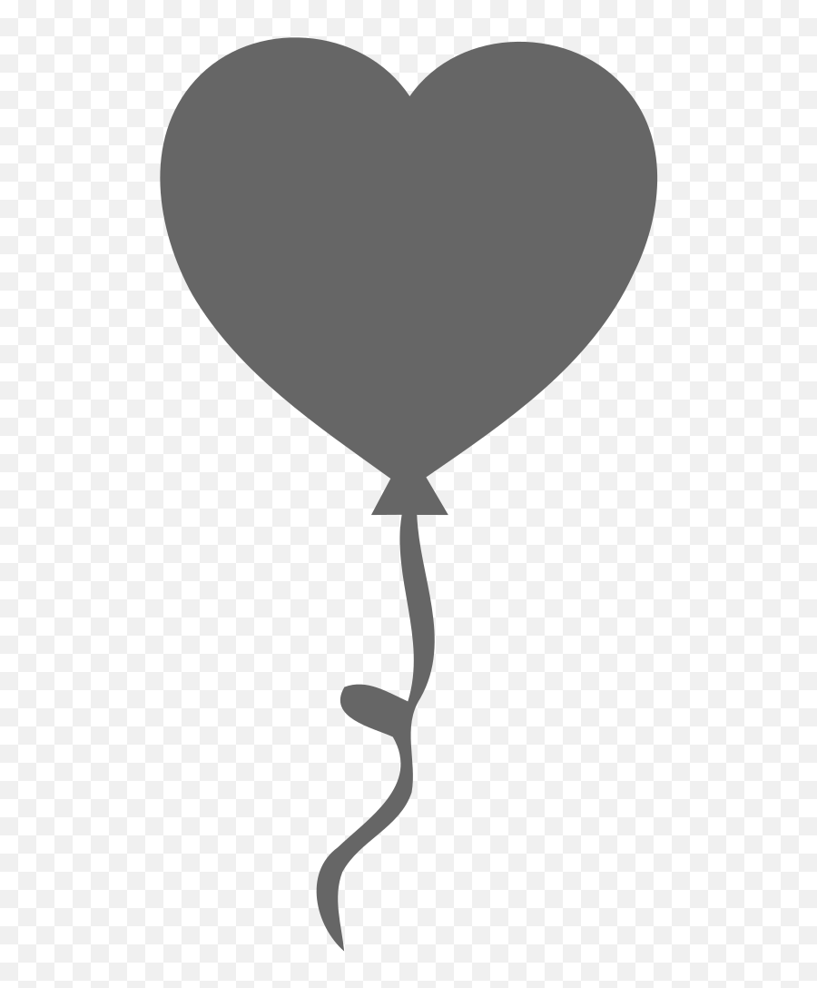 Heart Baloon Free Icon Download Png Logo - Heart Balloon Png Black,Baloon Png