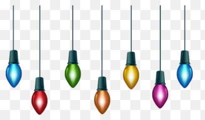 Download Christmas Lights Clipart Clear - Transparent Background Png