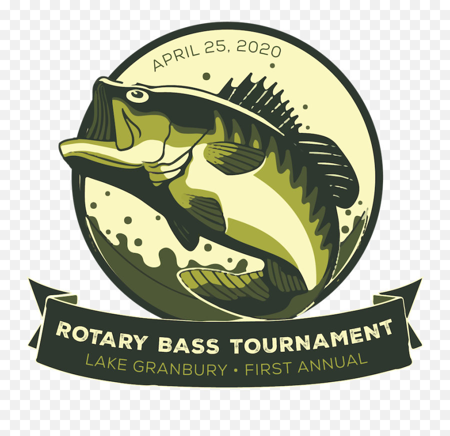 Home - Granbury Rotary Bass Tournament Bass Png,Bass Fish Logo