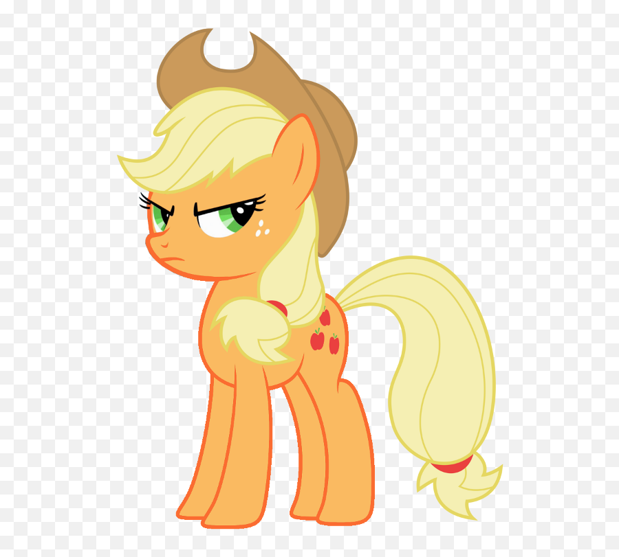 181767 - Angry Applejack Applejack Is Not Amused Artist My Little Pony Cartoon Characters Png,Applejack Png
