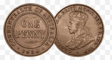 1930 Penny Bradfordmint - Solid Png,Pennies Png