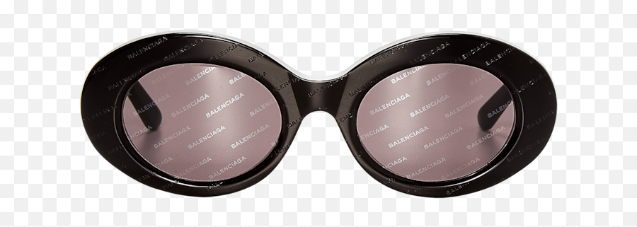Oval Logomania Balenciaga Sunglasses Features - Sunglasses Png,Balenciaga Logo Png