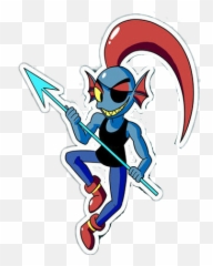 Undertale Undyne Sticker By U2022u2022 - Fictional Character Png,Undyne Transparent