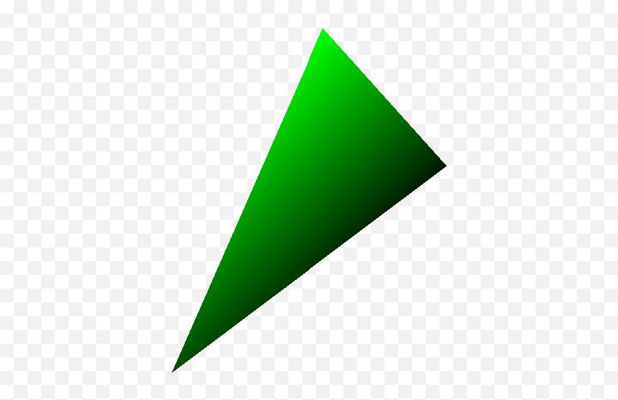 Shaded Triangles - Computer Graphics From Scratch Gabriel Triangle In Computer Graphics Png,Green Triangle Png