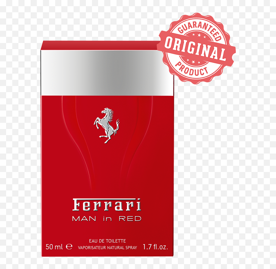 Ferrari Man In Red Eau De Toilette 50 Ml - Graphic Design Png,Ferarri Logo