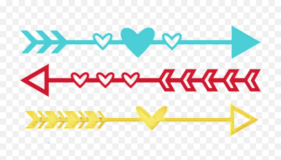 Download Arrow Arrows Heart Hearts Divider Frame - Free Arrow With Heart Svg Png,Valentines Day Border Png