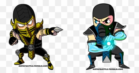 Download Scorpion And Sub Zero By - Versus png