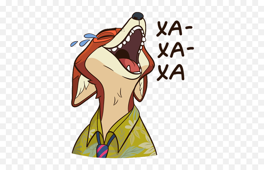 Vk Sticker 14 From Collection Nick Wilde Download For Free Png