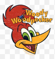 Woody Woodpecker Retro Logo Baby Bodysuit - Hoodie Clipart Woody Wood Pecker Clip Art Png,Woodpecker Png