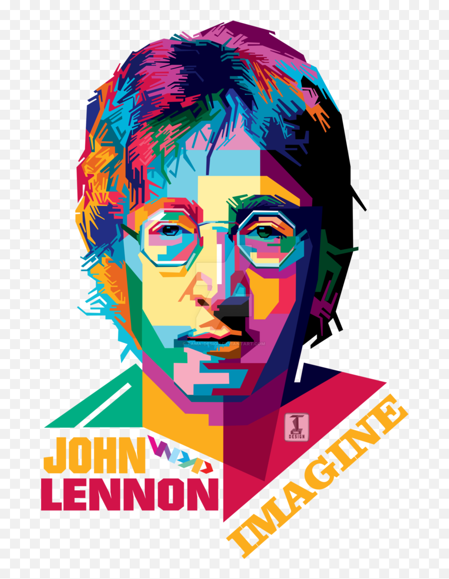 John Lennon Art Png Transparent - Imagine John Lennon Png,John Lennon Png