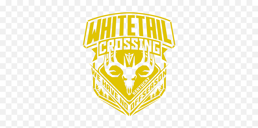 Kentucky Whitetail Deer Hunting With Crossing - Automotive Decal Png,Deer Hunting Logo