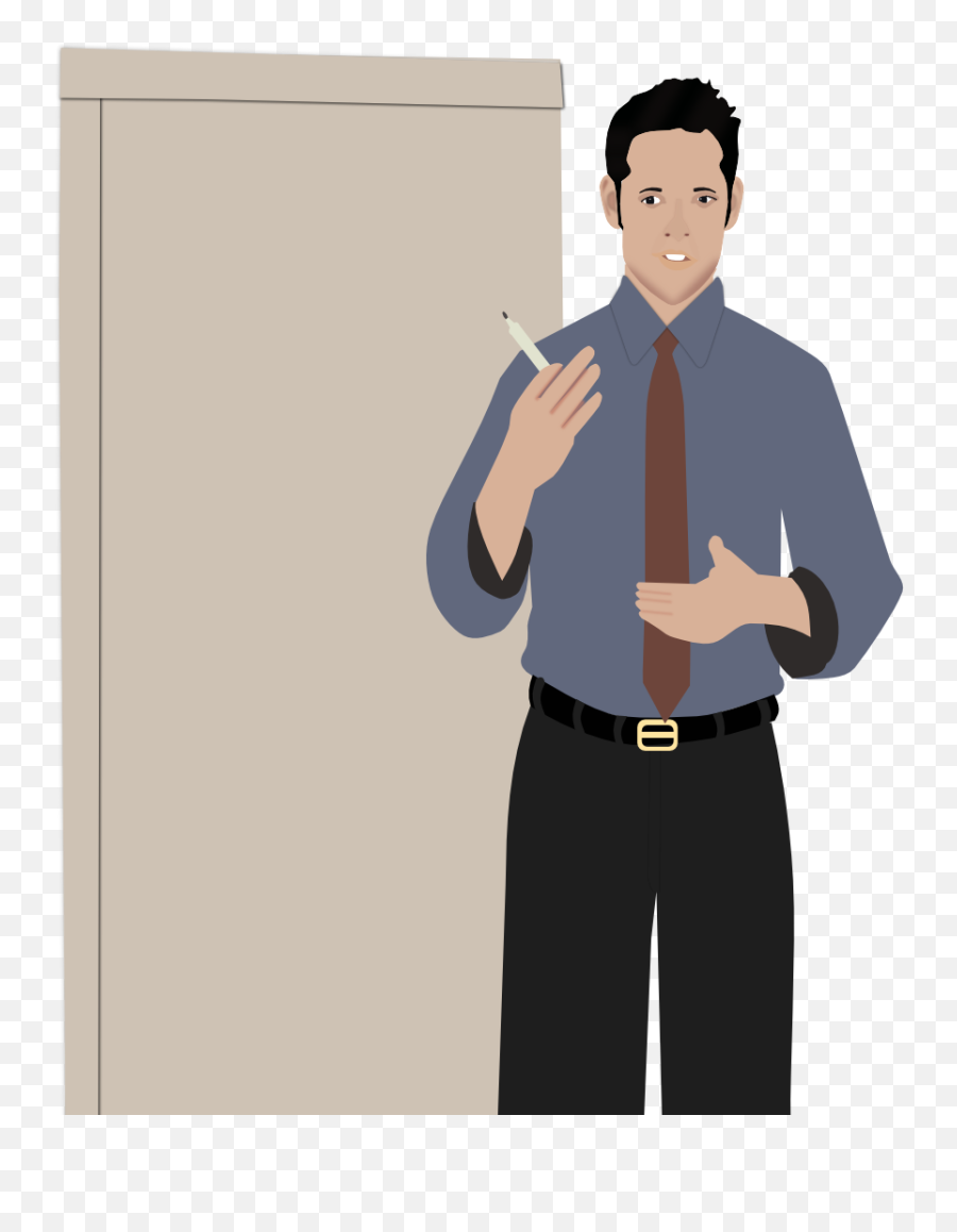 Download Free Businessman Giving Presentation Icon - Standing Png,Presentation Icon