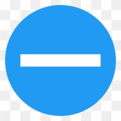 Flat Minus Icon - Png