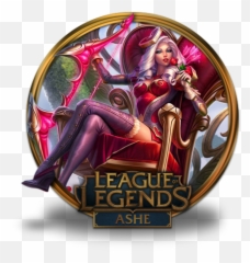 Ashe Heartseeker Vector Icons Free - Rumble League Of Legends Png,Championship Ashe Border And Icon