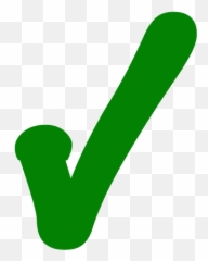 Tick Mark Icon - Green Big png