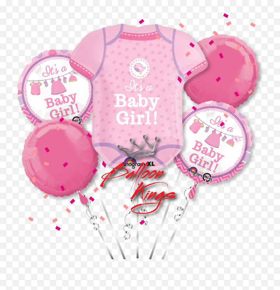 Download Its A Girl Balloons For Kids - Its A Girl Balloons Bouquet Png,It's A Girl Png