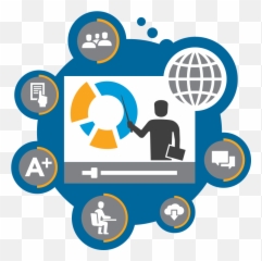 Blended Learning Lesson Clipart - Png