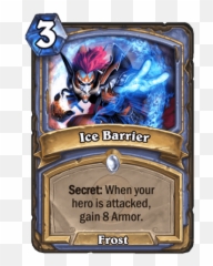 Mage Secrets - Hearthstone Ice Barrier png