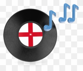 Music Icon Illustration Of Flag England - Canada Flag Png